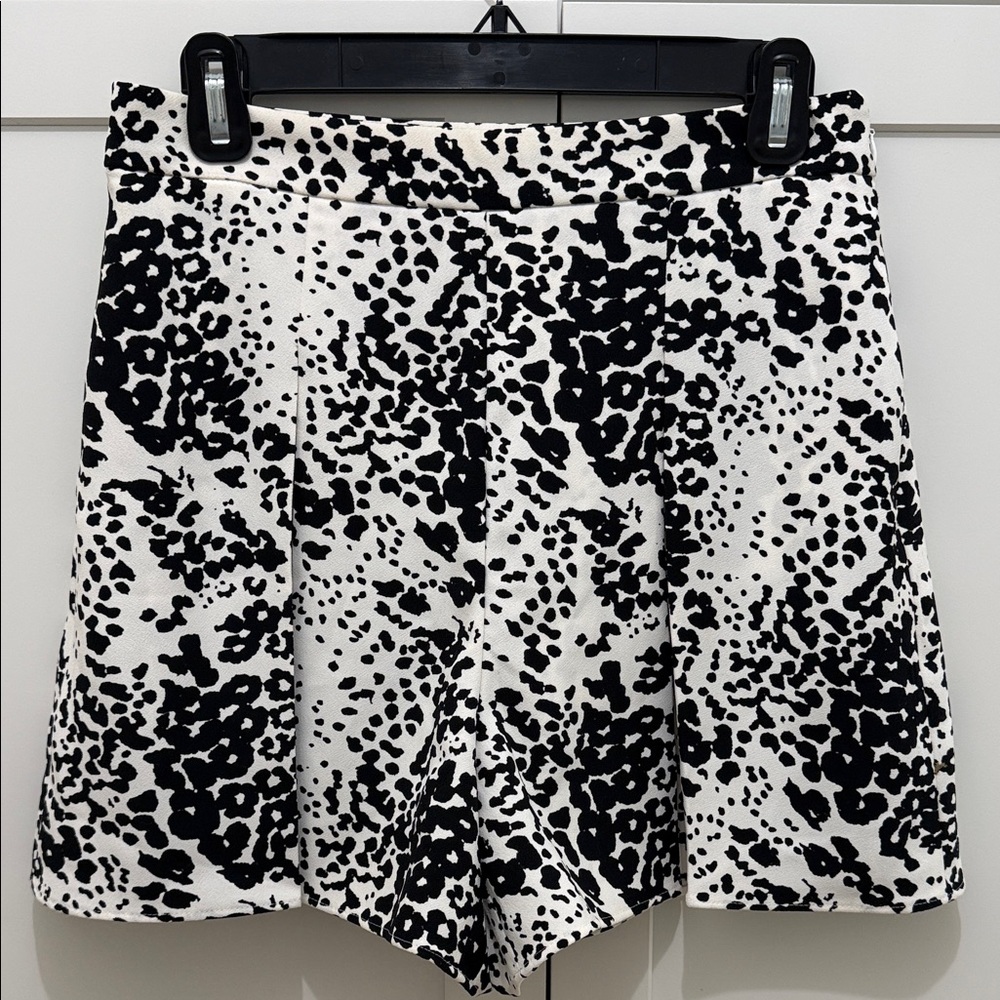 J. Crew High Waist Black and White Women's Shorts